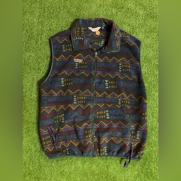 Columbia Sportswear Company Other - Vintage Columbia Aztec Fleece Made In USA Vest
